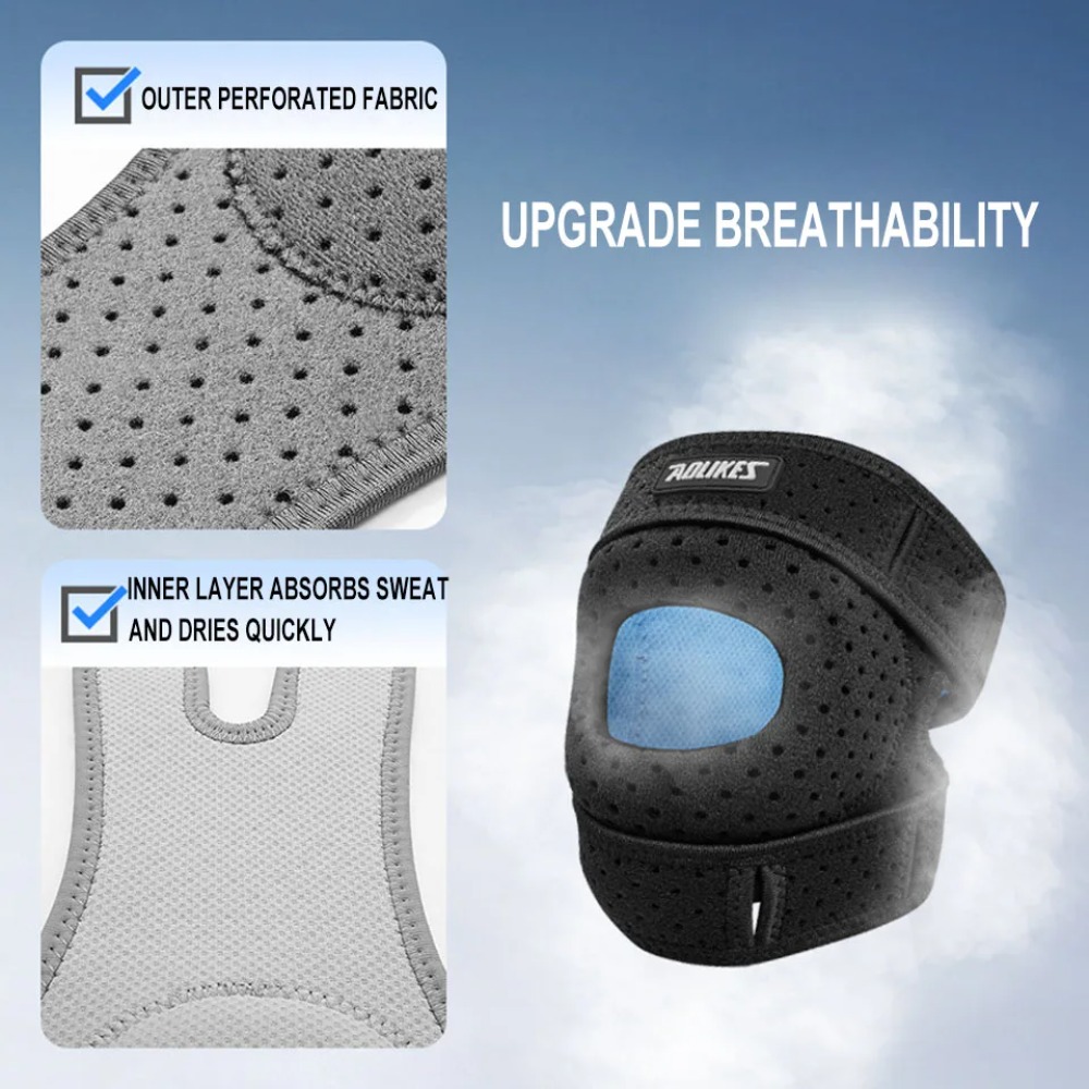 New 1PCS Patella Knee Brace Co - Compression Sleeve Calf 评论和价格