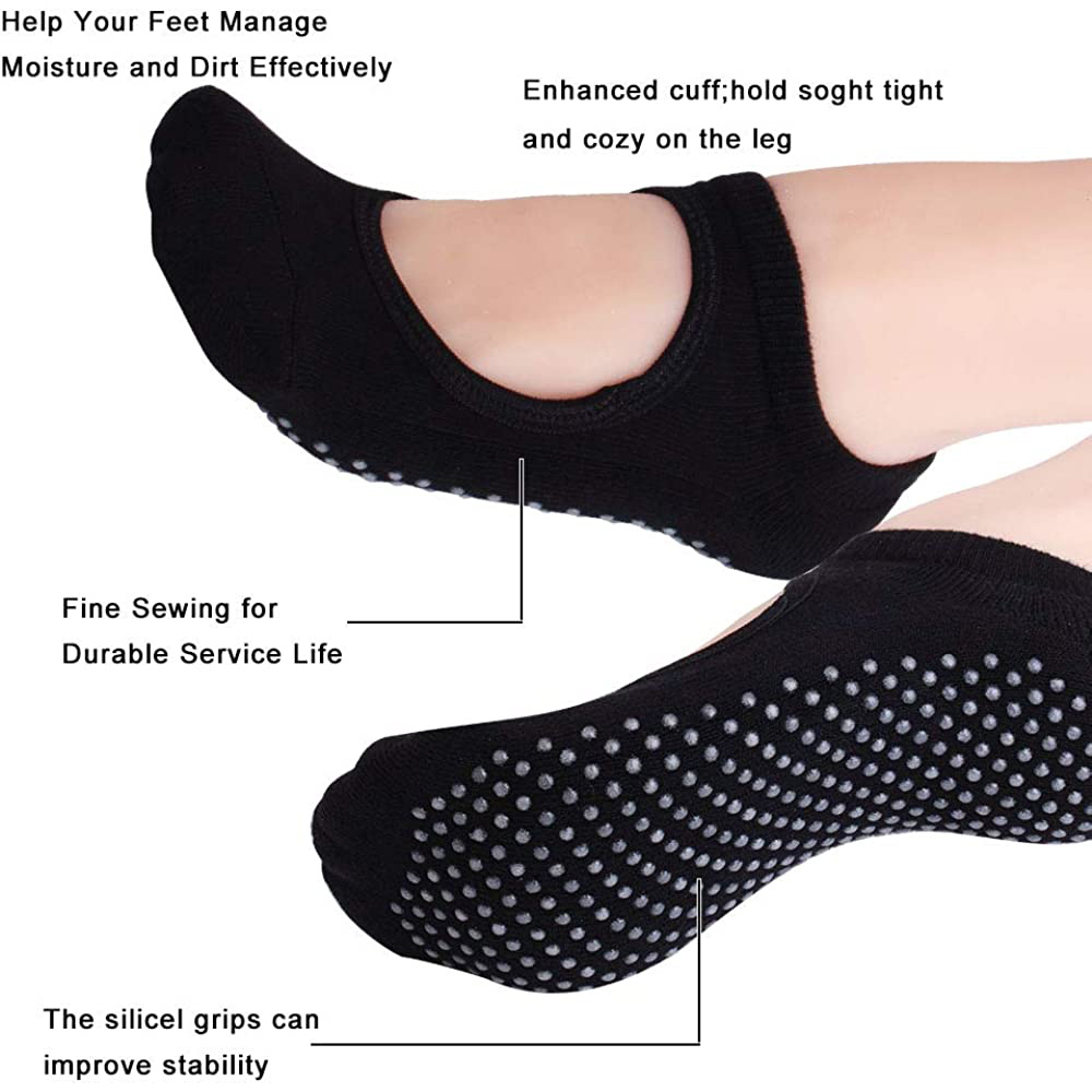 Backless Non-slip Fitness Pila - Grip Sock Yoga 评论和价格