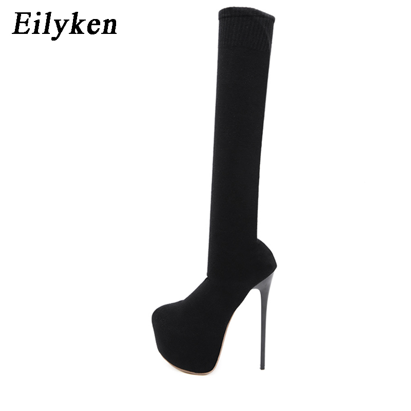 Eilyken Fashion Platform Stret - Knee High Sock Women 评论和价格