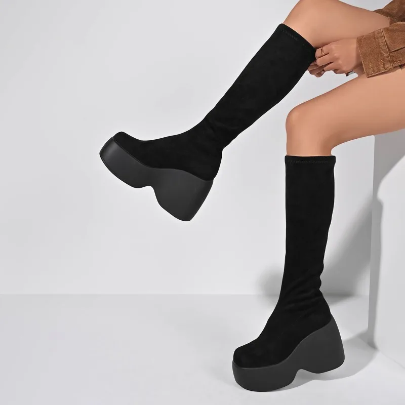Winter New Skinny Plus Size St - Knee High Sock Women 评论和价格