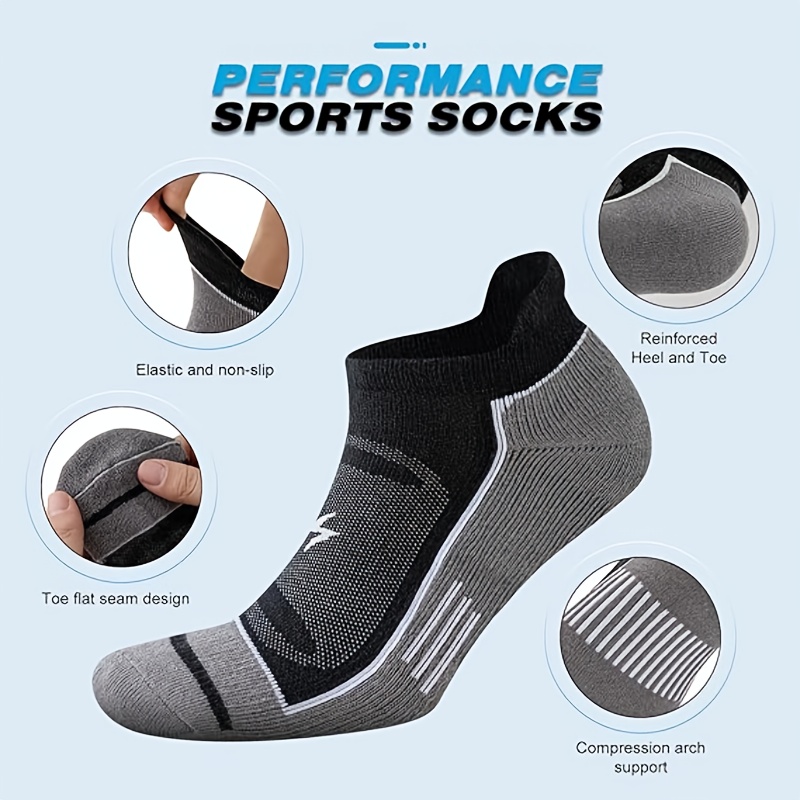 6 Pack Men's Athletic Socks Th - Athletic Sock Cushion 评论和价格